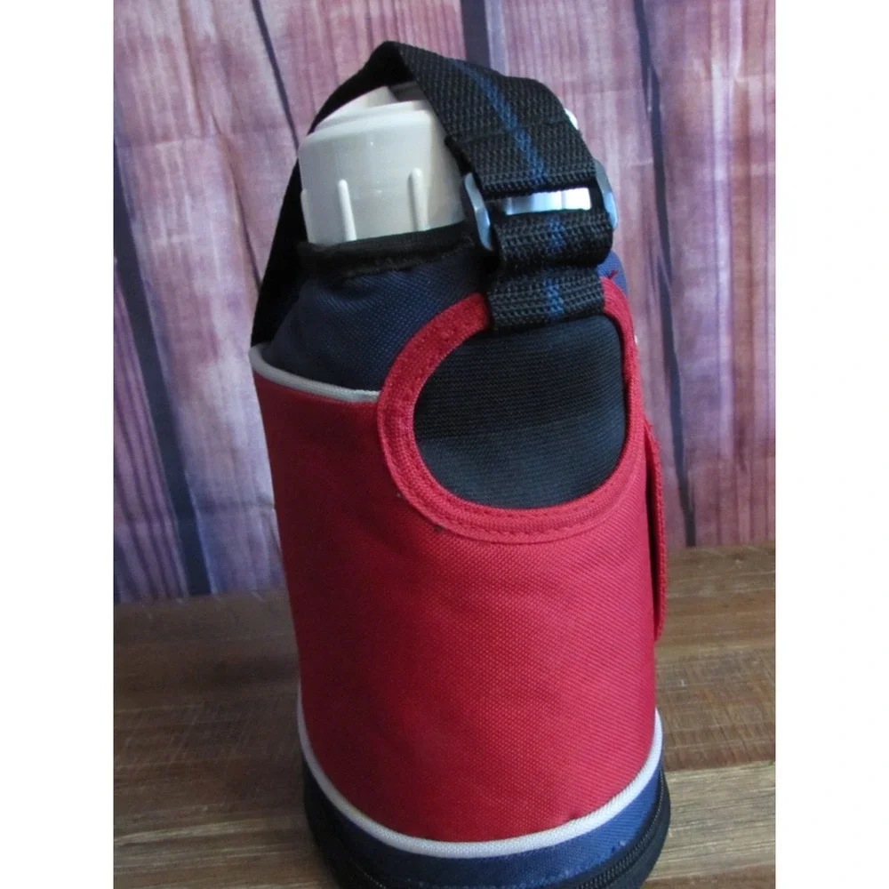 VTG Igloo SoftMate Flip & Sip Water Bottle Insulated Carrier Multicolor Set Y2K